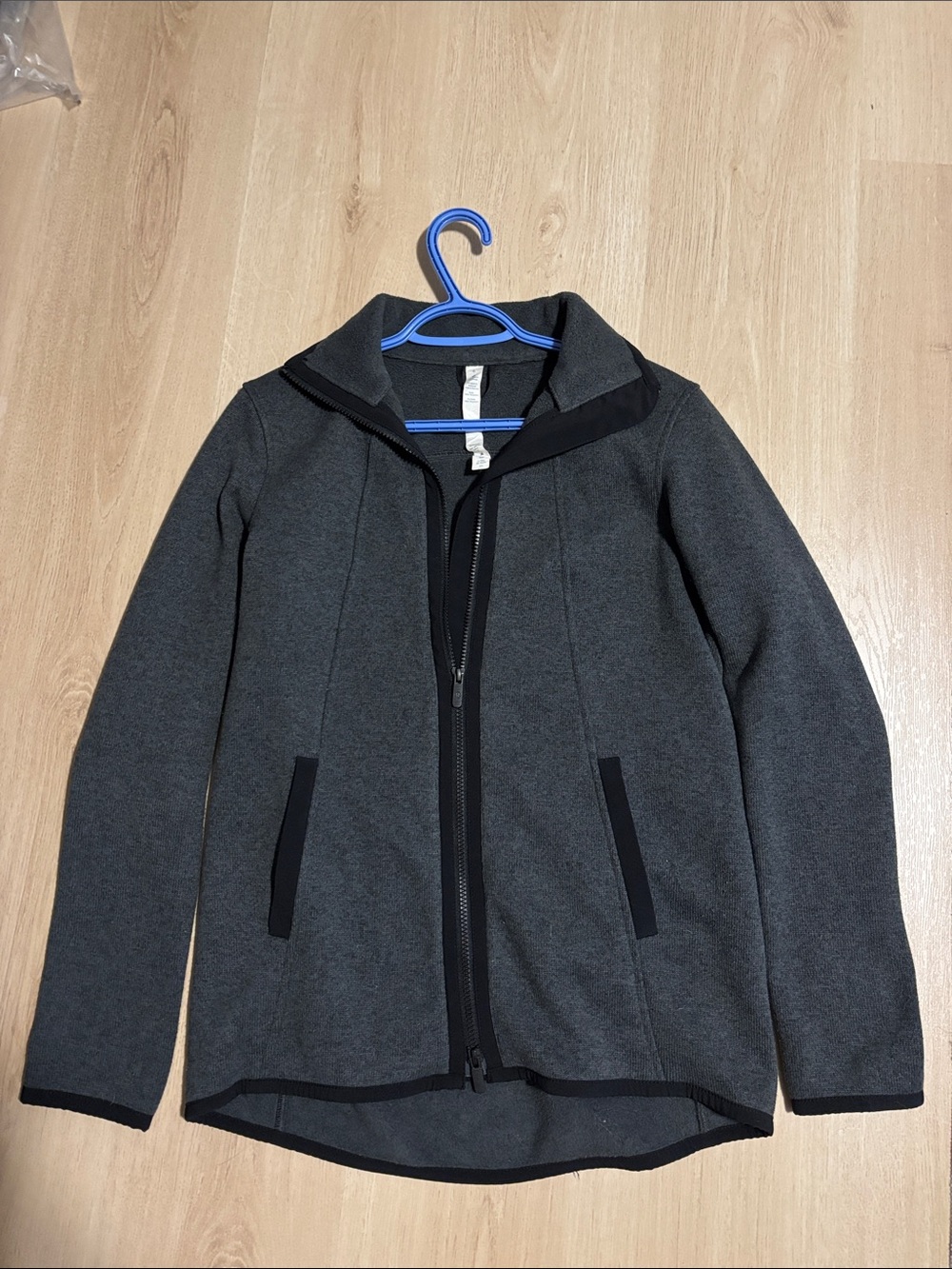 lululemon athletica Women It’s Fleecing Cold Gray Lightweight Zip Jacket